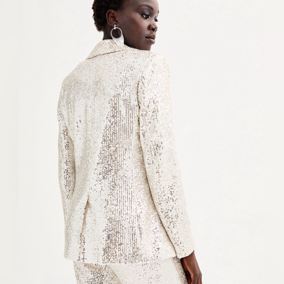 NWT Nine West Sequin Blazer Size XXL - Picture 2 of 7